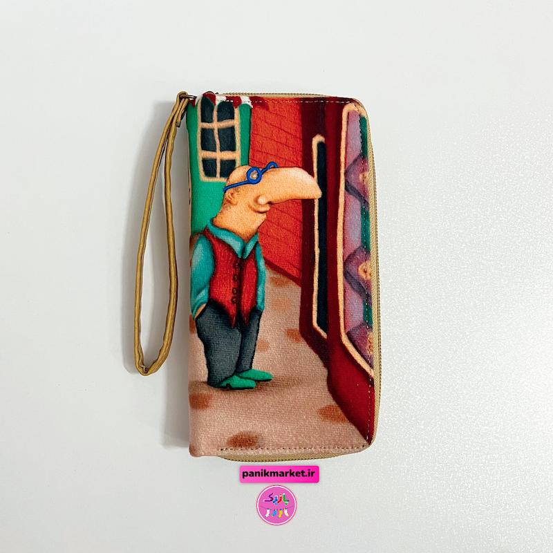 کیف پول طرح مستر دماخ جذاب 👃🏻🥸