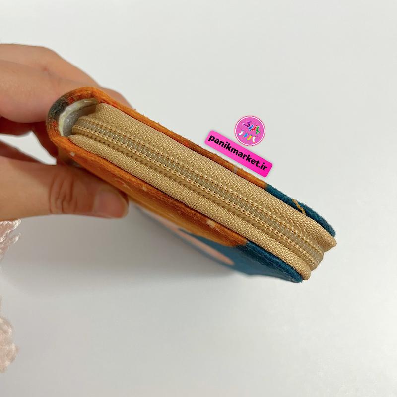 کیف پول طرح تابلو نقاشی دختری با گوشواره مرواریدی 💎