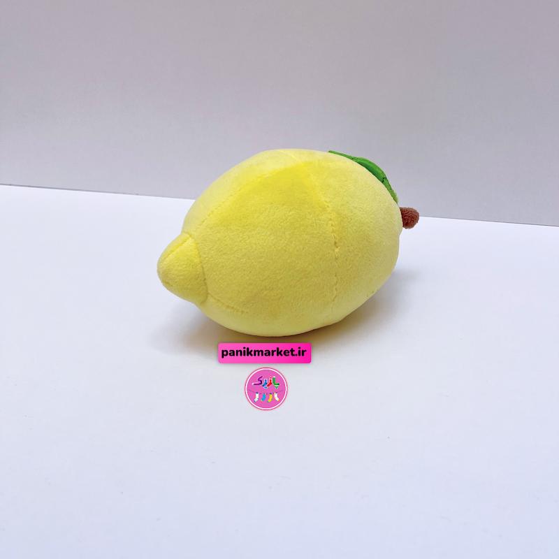 عروسک پولیشی لیموی خندان کوکی | عروسک میوه‌ای فانتزی نانو ضدحساسیت 🍋