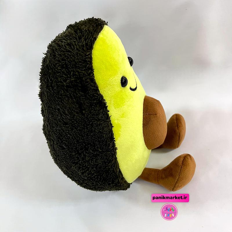 عروسک آووکادو خندان کوکی | عروسک فانتزی سبز در دو سایز 🥑