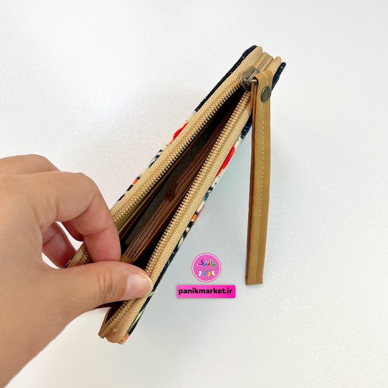 کیف پول طرح بانوی کتاب خوان 👩🏻📖📓