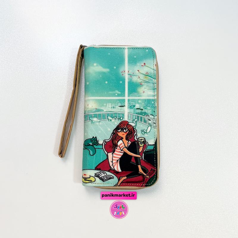 کیف پول طرح دور از غوغای زمین و زمان😌✨