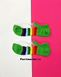 جوراب زیرقوزکی شیشه ای رنگین کمانی 🌈