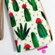 کیف پول طرح کاکتوس گل قرمزی🌵🌺