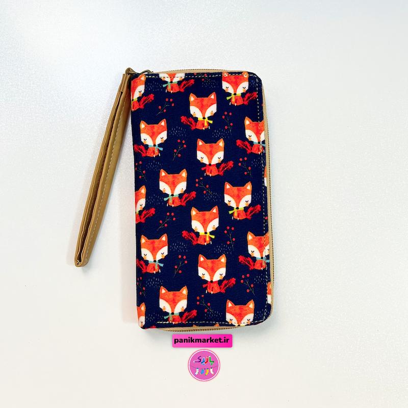کیف پول طرح روباه نارنجی پاییز🦊🍂