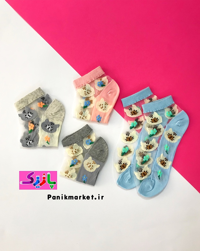 جوراب مچی شیشه ای گربه 🐱