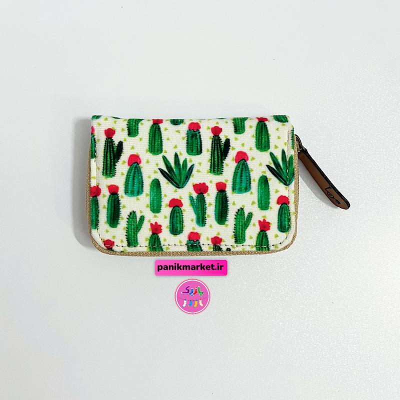 کیف جاکارتی طرح کاکتوس گل قرمزی🌵🌺