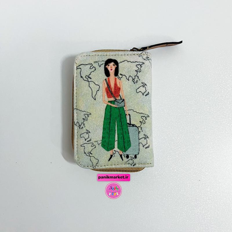 کیف جاکارتی طرح دختر جهانگرد کژوال 🧳🗺️👩🏻