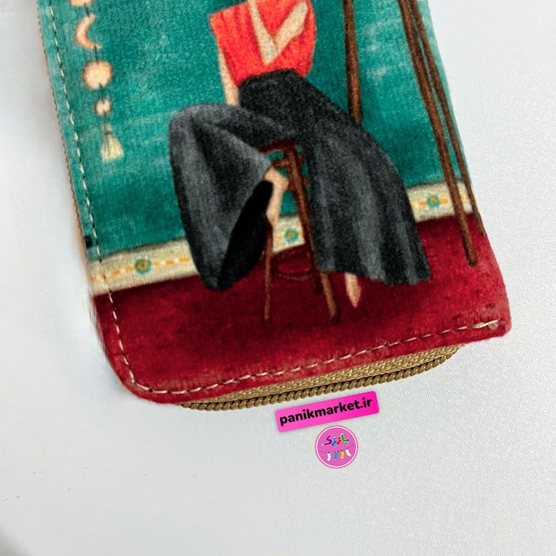 کیف جاکارتی طرح سلفی سبزآبی جان ☘️
