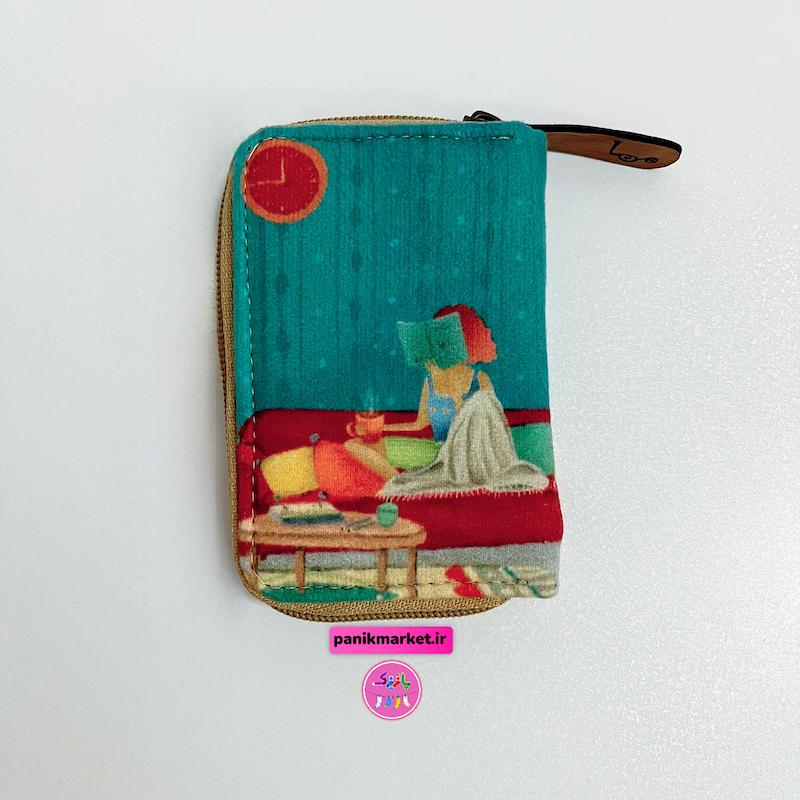 کیف جاکارتی طرح خلوت دخترانه با کتاب و چای😌✨