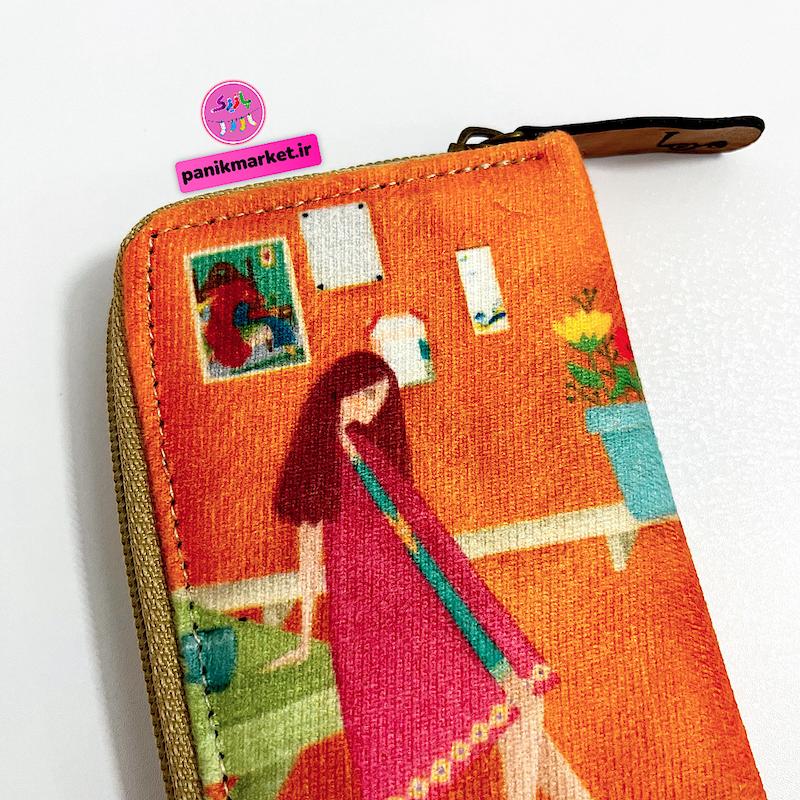 کیف جاکارتی طرح رویای نارنجی گیسو کمند 🧡✴️