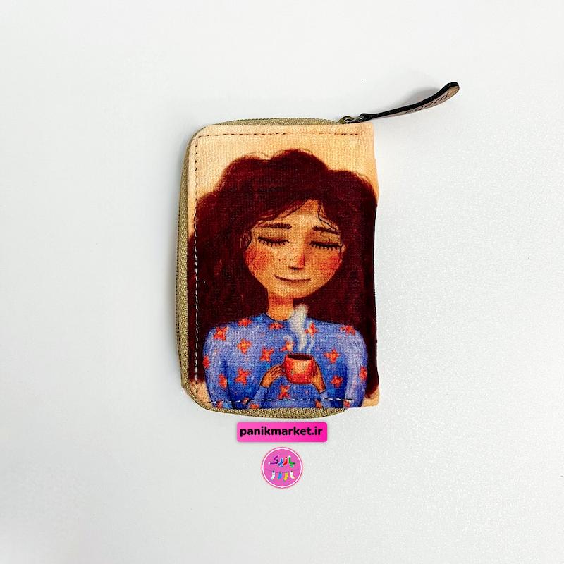 کیف جاکارتی طرح یک فنجان آرامش ✨☕️