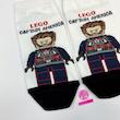 جوراب مچی طرح کاپیتان آمریکا لگویی Lego captain America 🇺🇸