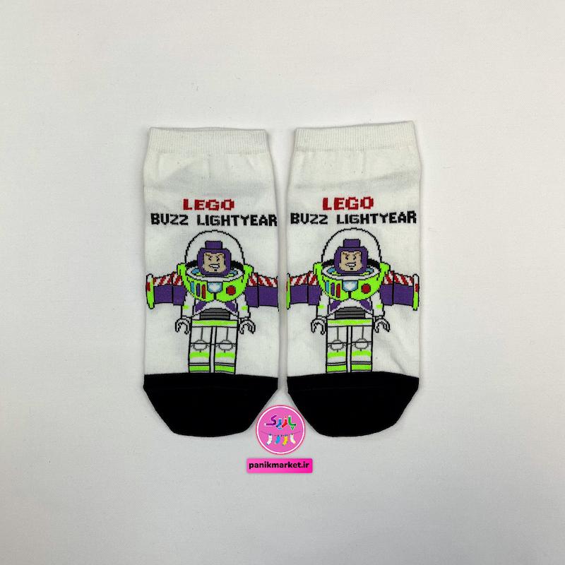 جوراب مچی طرح بازلایتر لگویی Lego Buzz LIGHTYEAR 🤖