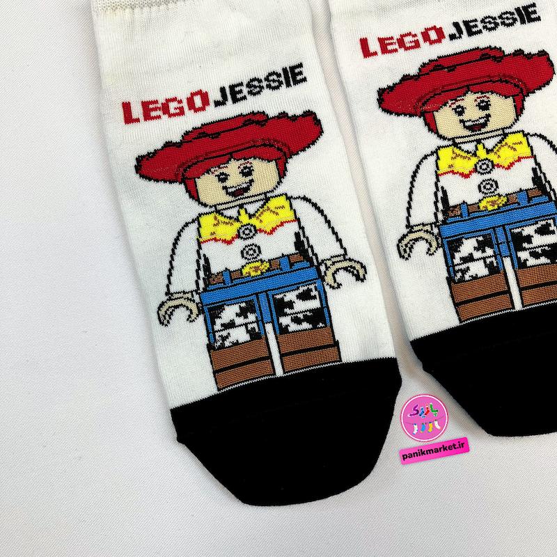 جوراب مچی سوپر پنبه نانو طرح انیمیشنی لگو جسی (Lego Jessie) برند پاتریس 
