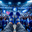 جوراب مچی سوپر پنبه نانو طرح ورزشی و تیمی استقلال (Esteghlal) برند پاتریس