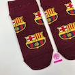 جوراب مچی سوپر پنبه نانو طرح ورزشی و تیمی بارسلونا (Barcelona) رنگ اناری تیره برند پاتریس