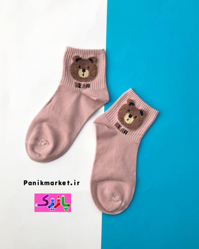 جوراب نیمساق خرس تدی🧸 بوکله دار