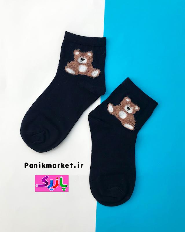 جوراب نیمساق عروسک خرس تدی teddy bear🧸