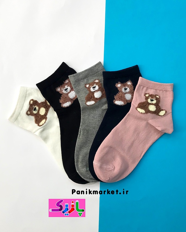 جوراب نیمساق عروسک خرس تدی teddy bear🧸