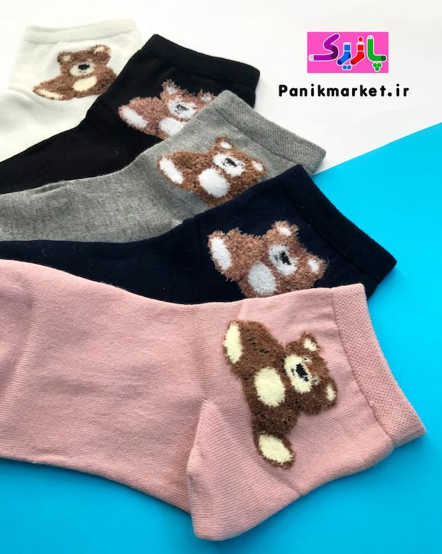 جوراب نیمساق عروسک خرس تدی teddy bear🧸