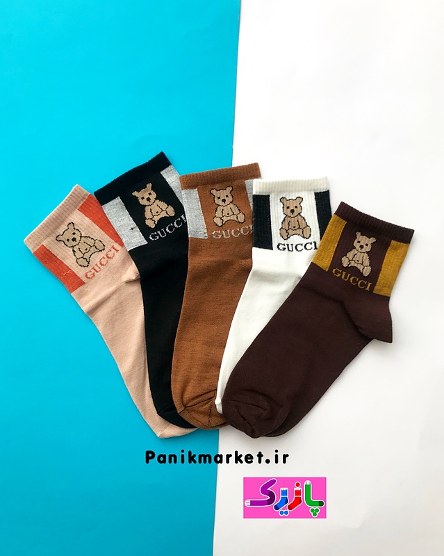 جوراب نیمساق خرس تدی برند گوچیgucci🧸