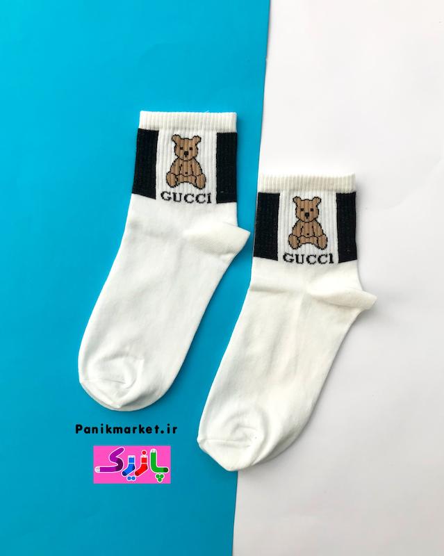 جوراب نیمساق خرس تدی برند گوچیgucci🧸