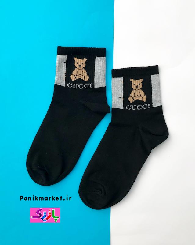 جوراب نیمساق خرس تدی برند گوچیgucci🧸