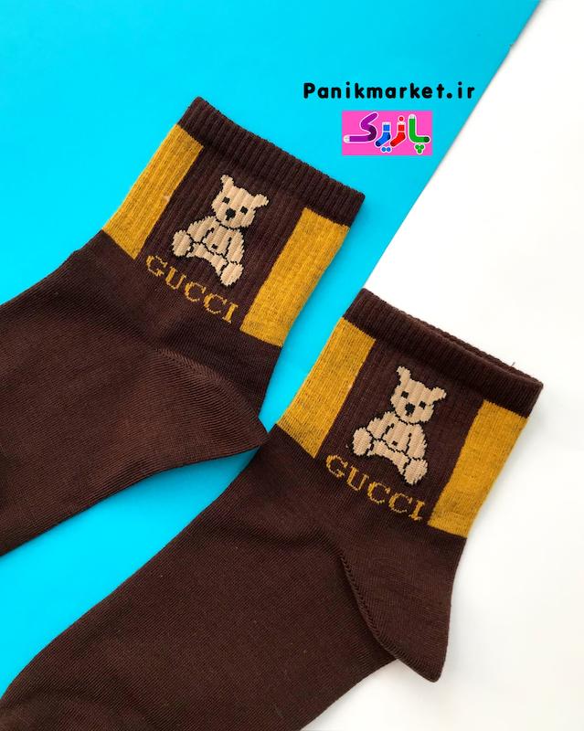 جوراب نیمساق خرس تدی برند گوچیgucci🧸