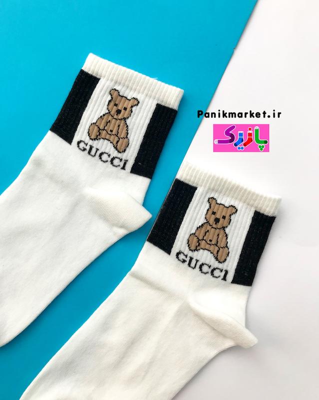 جوراب نیمساق خرس تدی برند گوچیgucci🧸