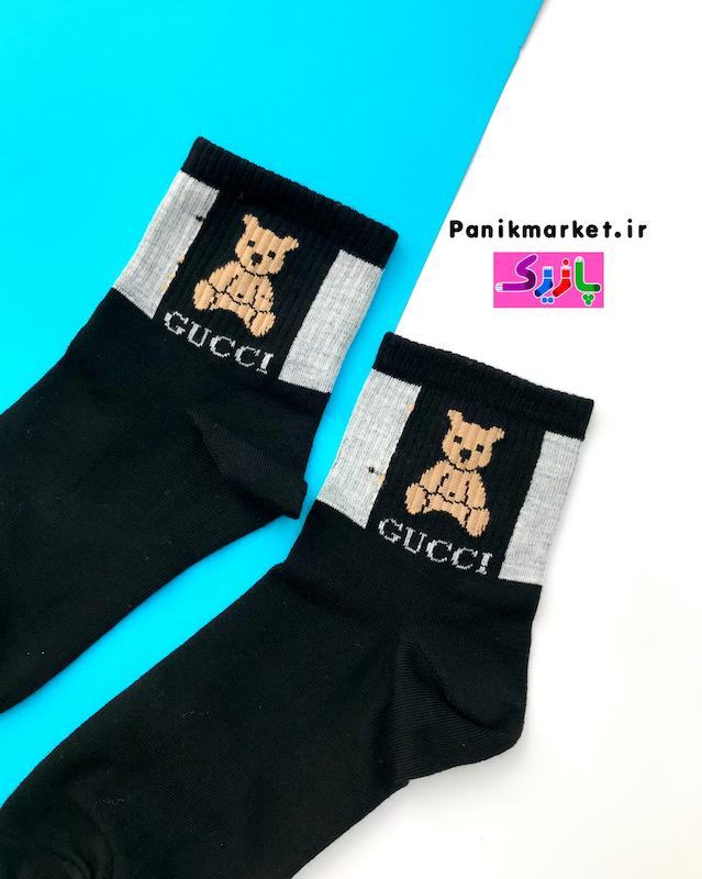 جوراب نیمساق خرس تدی برند گوچیgucci🧸