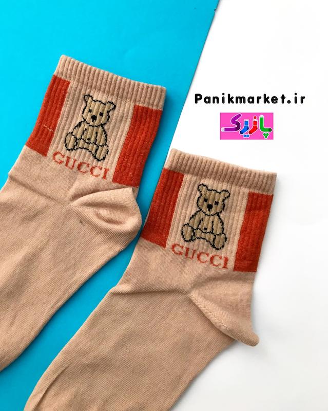 جوراب نیمساق خرس تدی برند گوچیgucci🧸