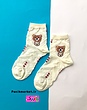 جوراب نیمساق خرس تدی نقش برجسته🧸