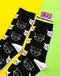جوراب ساقدار گربه سایه روشن🐈‍⬛