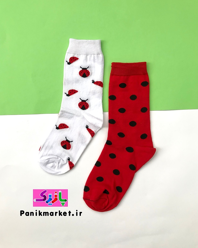 جوراب ساقدار تا به تا کفشدوزک🐞