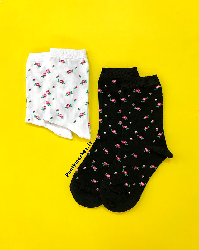 جوراب ساقدار گل عروس ریز🌸