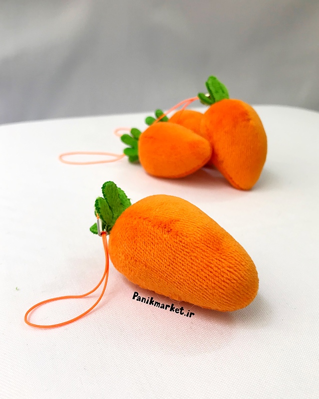 آویز کلید و فلش طرح هویج🥕