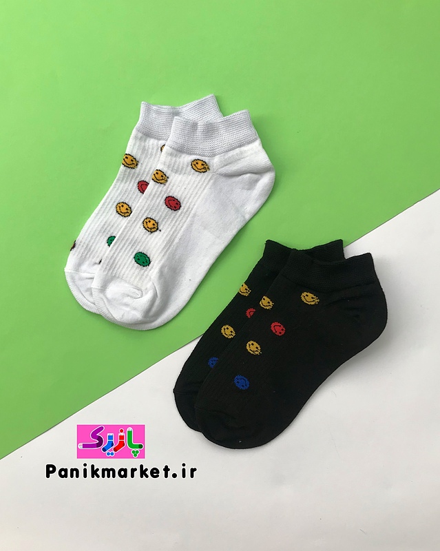 جوراب مچی استیکرهای رنگی لبخند🙂