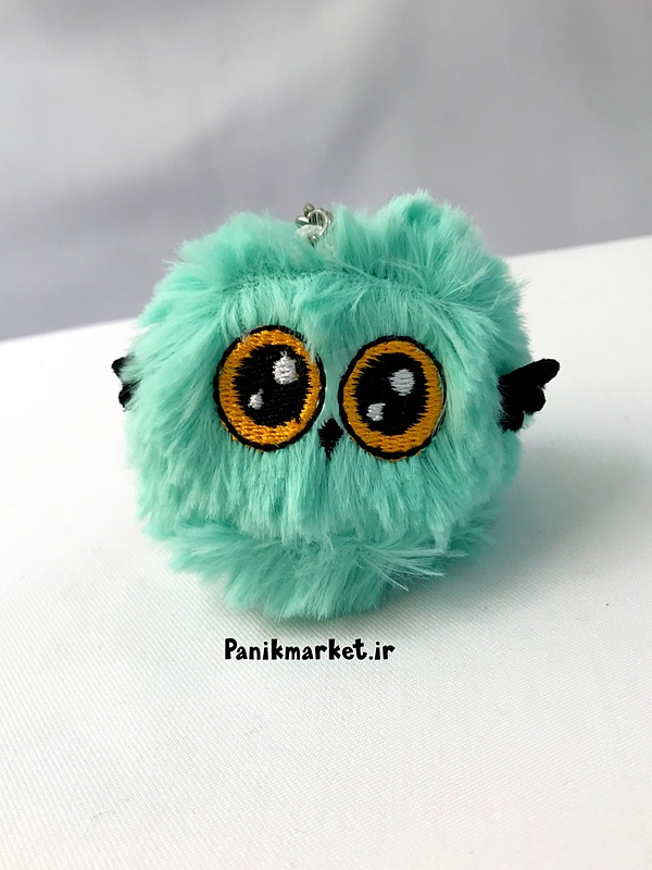 جاکلیدی بوفی (Boof) رنگ سبزآبی🦉