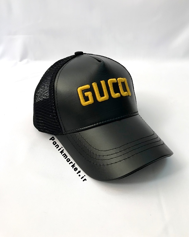 کلاه نقابدار(کپ) چرم توری از برند گوچی Gucci
