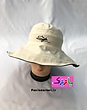 کلاه ساحلی دوطرفه گل بابونه 👒 (سورمه ای/کِرِم)