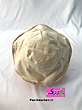 کلاه ساحلی دوطرفه گل بابونه 👒 (آجری/کِرِم)