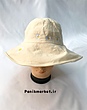 کلاه ساحلی دوطرفه گل بابونه 👒 (خردلی/کرم)