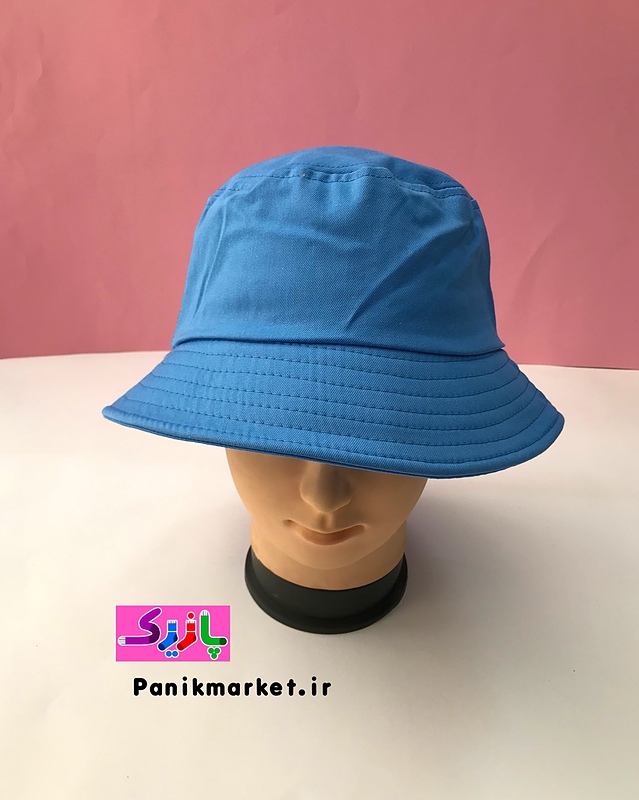 کلاه باکت آبی آسمانی 👒
