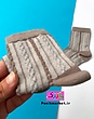 جوراب نیمساق تدی کرمی🧸