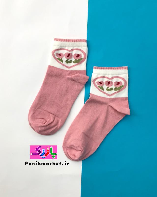 جوراب نیمساق گل لاله بهاری🌷