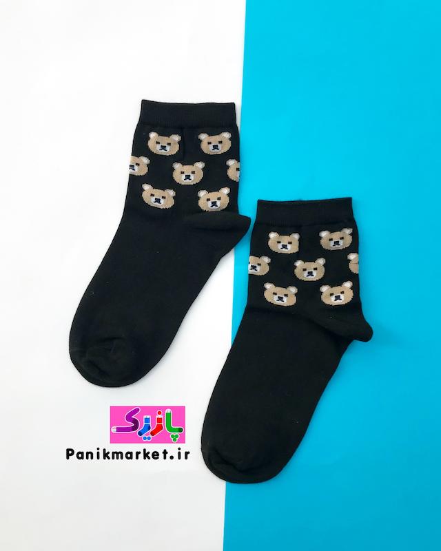 جوراب نیمساق حیوانات آبنباتی🐰🐼🐻🍬