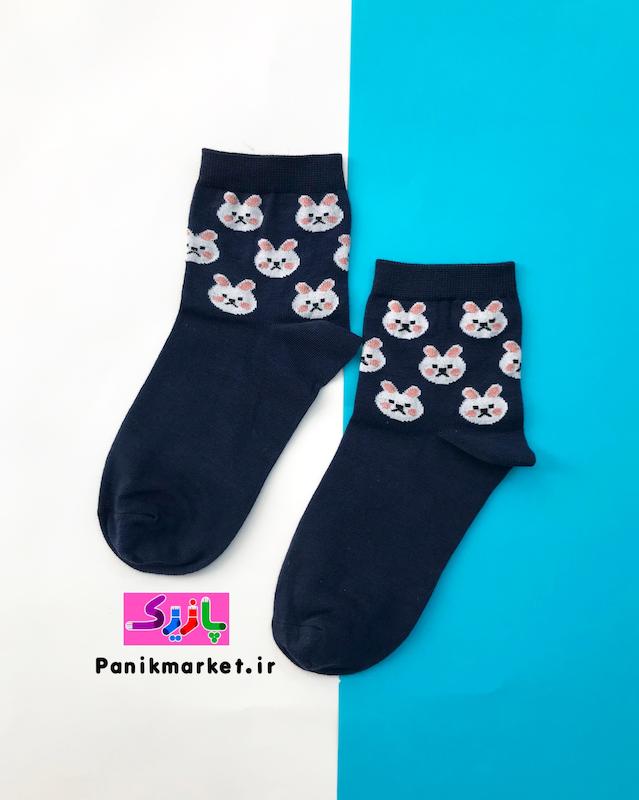 جوراب نیمساق حیوانات آبنباتی🐰🐼🐻🍬