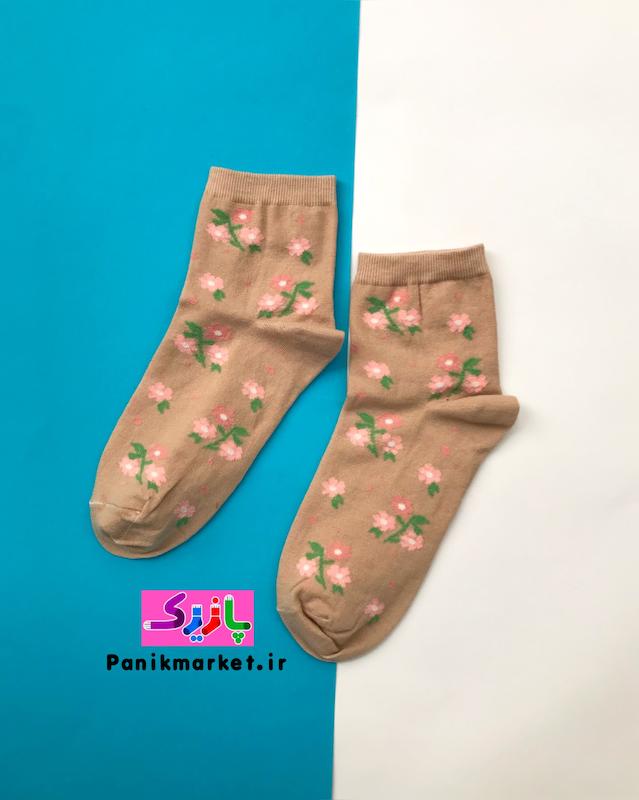 جوراب نیمساق شکوفه بهاری🌸