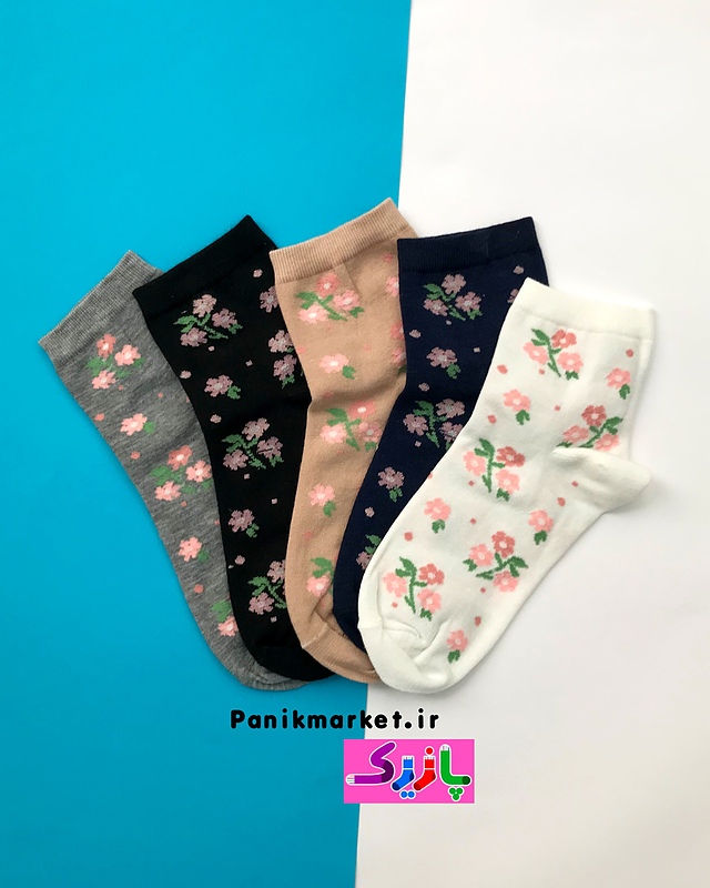 جوراب نیمساق شکوفه بهاری🌸